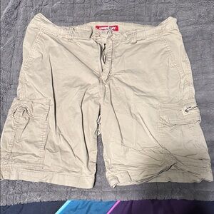 Unionbay Men's Beige Cargo Shorts